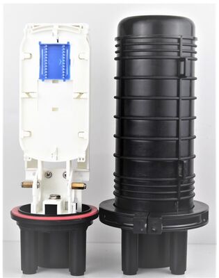 PP   ABS Fiber Optic Splice Closure 3 in 3 out 96 Fibers with 3 ports